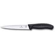  Нож кухонный Victorinox Swiss Classic (6.8713.16B) стальной филейный лезв.160мм прямая заточка черный блистер 