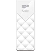  Флеш накопитель 128Gb Silicon Power Blaze B03 SP128GBUF3B03V1W, USB 3.2, Белый 