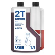  Масло USE USE-30018 2-х тактное минеральное API TB с дозатором 1 л 
