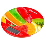 Весы кухонные Sakura SA-6076F фрукты 