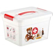 Ящик органайзер Funbox Аптечка FB2171 10л с ручкой 2 лотка S 