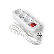  Удлинитель UNIVersal 1727 S-303а ПВС 3/1,5 3гнезда с заземлением, с выключателем, 5м, еврослот 