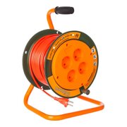  Удлинитель силовой GLANZEN EB-30-004 на катушке 4 гнезда ПВС 2x1 00012291 