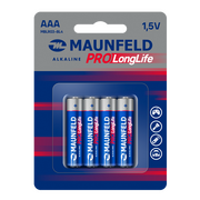  Батарейки Maunfeld Pro Long Life Alkaline ААА(LR03) MBLR03-BL4 блистер 4шт 