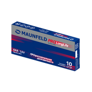  Батарейки Maunfeld Pro Long Life Alkaline ААА(LR03) MBLR03-PB10 уп 10 шт 
