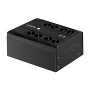  ИБП ExeGate Neo Smart LHB-650.LCD.AVR.8SH.CH.RJ.USB (EX295013RUS) 650VA/390W, LCD, AVR, 8*Schuko, RJ45/11, USB, 4*USB-порта для зарядки, Black 