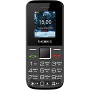  Мобильный телефон TEXET ТМ-206 черный (127171) 