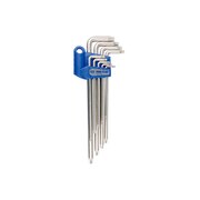  Набор ключей Torx KING TONY 20419PR Г-образных T10-T50, с отверстием, 9 предметов 