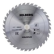  Диск пильный Hilberg Industrial дерево HW451 (4505036Т) 