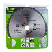  Пильный диск по алюминию D.BOR 260х30 Z80 (D-9K-412608005D) 