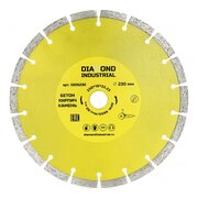  Диск алмазный сегментный по бетону,кирпичу,камню Diamond Industrial DIDS230 230*22,23 