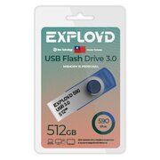  USB-флешка EXPLOYD EX-512GB-590-Blue USB 3.0 
