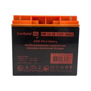  АКБ ExeGate HR 12-18 (234540) 12V 18Ah 
