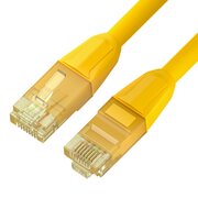  Патч-корд Greenconnect GCR-52788 прямой 1.5m LSZH UTP кат.6, желтый 