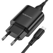  СЗУ Borofone BN1 Innovative single port charger set(Micro), black 