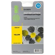  Картридж струйный Cactus CS-C9373 №72 фото желтый (130мл) для HP DJ T610/T620/T770/T1100/T1100/T1120/T1200 