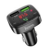  Автомобильное ЗУ Bluetooth FM трансмиттер Hoco E59 Promise QC3.0, black 