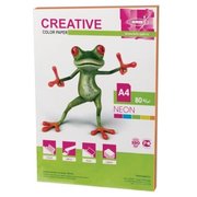  Бумага цветная Creative color, А4, 80 г/м2, 50 л., (5 цветов х 10 листов) микс неон, БНpr-50r 
