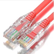  Патч-корд Greenconnect GCR-52623 0.5m LSZH UTP кат.5e, RJ45, красный 