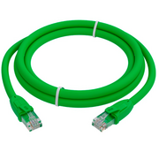  Патч-корд Greenconnect GCR-52384 прямой 0.75m UTP кат.6, зеленый 