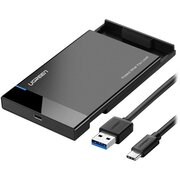  Внешний корпус UGREEN US221 50743 USB-C 3.1 To 2.5'' SATA Hard Drive Enclosure Black 