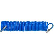  Шланг спиральный синий с быстросъемными соединениями профи Pegas pneumatic 4912 8х12мм 