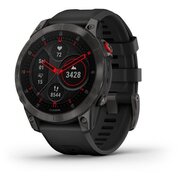  Smart-часы Garmin Epix Gen 2 Black,Carbone Gray DLC Ti w/Silicone Band EMEA (010-02582-11) 