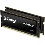  ОЗУ Kingston 16GB 1866MHz DDR3L CL11 SODIMM (Kit of 2) 1.35V Fury Impact KF318LS11IBK2/16 