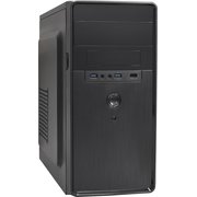  Корпус Minitower ExeGate EX286429RUS BA-309U2 (mATX, без БП, 1*USB+2*USB3.0, HD аудио, черный) 