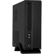 Корпус Desktop ExeGate MI-207U-350W-8 (miniITX/mATX, БП M350 с вент. 8см, 1*USB+1*USB3.0, аудио, черный) 