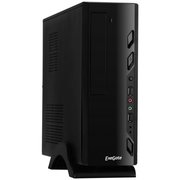  Корпус Exegate EX268693RUS MiniITX Exegate MI-208 Black, miniITX/mATX, (M300, 80mm), 2*USB, Audio 