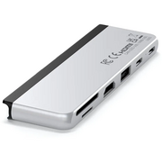  USB-hub Satechi Dual USB-C Hub For Surface Pro 9 Silver ST-HSP9P 