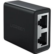  Конвертер UGREEN CM210 50923 RJ 45 1 to 2 Ethernet Converter 2 Pack Black 