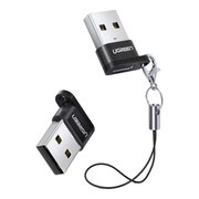  Адаптер UGREEN US280 50568 USB A Male to USB-C Female Adapter Black 