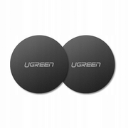  Магнитная пластина UGREEN LP123 30836 Rounded Metal Plate for Magnetic Phone Stand 2 Pack Black 