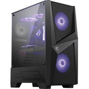  Корпус MSI MAG Forge 100M / mid-tower, ATX, tempered glass side panel / 2x RGB 120mm & 1x 120mm fans inc 