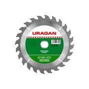  Диск пильный URAGAN Fast 36800-185-30-24_z01 по дереву 185x30/20мм 24Т 