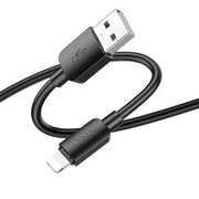 Дата-кабель HOCO X96 Hyper charging data cable Lightning (черный) 