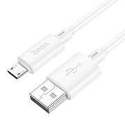  Дата-кабель HOCO X88 Gratified charging data cable for micro (белый) 