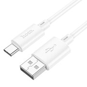  Дата-кабель HOCO X88 Gratified charging data cable for Type-C (белый) 