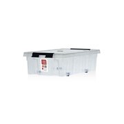  Контейнер Rox Box M-035-00.07 подкроватный на роликах с крышкой, 35 л, прозрачный 