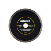  Диск алмазный сплошной керамогранит Inforce 11-01-511 200х25,4 мм 