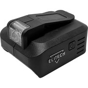  Адаптер-фонарь ELITECH 1820.120700 USB для аккумулятора 