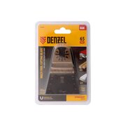  Насадка для МФИ Denzel 782303 режущая прямая, BiM, по металлу и дереву, 65x1,2мм, мелкий зуб 