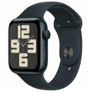  Смарт-часы Apple Watch SE 2023 A2722 (MR9X3LL/A) 40мм OLED корп.темная ночь Sport Band рем.темная ночь разм.брасл. 130-180мм 