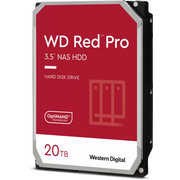  HDD WD Red pro WD201KFGX 20TB 7200 RPM, SATA 6 Gb/s, CMR, 512 MB Cache, 3.5" 