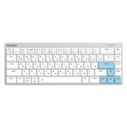  Клавиатура беспроводная Dareu EK868 White-Blue 