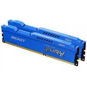  ОЗУ Kingston KF316C10BK2/8 8GB 1600MHz DDR3 CL10 DIMM (Kit of 2) Fury Beast Blue 
