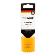  Коронка Kranz KR-92-0221 Bimetal 44мм 