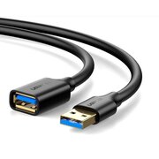  Кабель UGREEN US129 30126 USB 3.0 Extension Male Cable 1.5m Black 